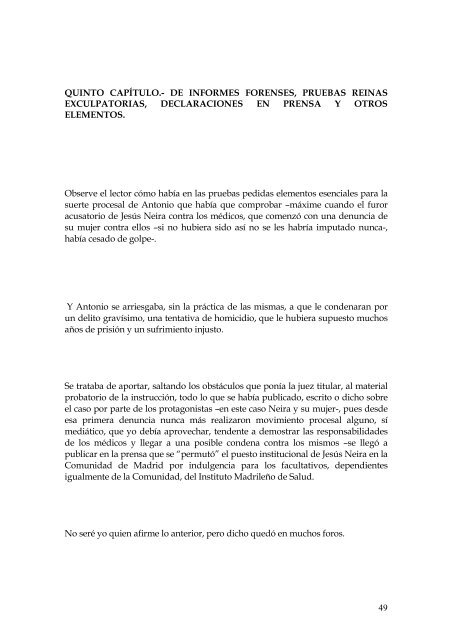 El proceso de Antonio Puerta y Jesús Neira, por ... - Infoprision