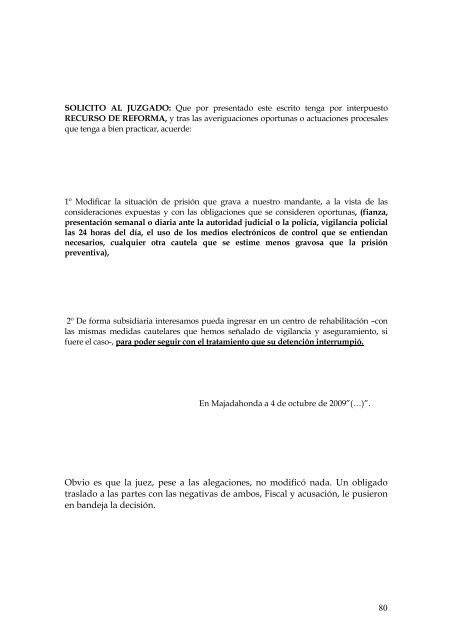 El proceso de Antonio Puerta y Jesús Neira, por ... - Infoprision