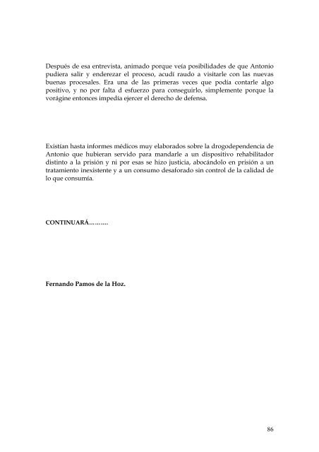 El proceso de Antonio Puerta y Jesús Neira, por ... - Infoprision