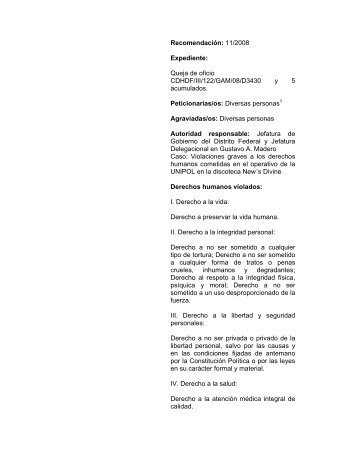 11/2008 - Secretaría de Seguridad Pública del Distrito Federal ...