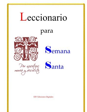 Leccionario de Semana Santa - curas.com.ar