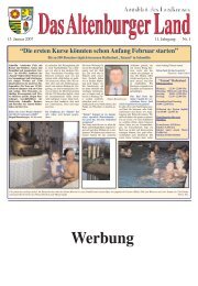 Amtsblatt Nr. 1 vom 13. Januar 2007 - Altenburger Land