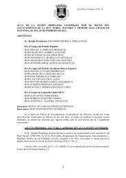 acta de la sesión ordinaria celebrada por el pleno del ayuntamiento ...