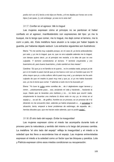 recuperando el control de nuestras vidas - Instituto de la Mujer