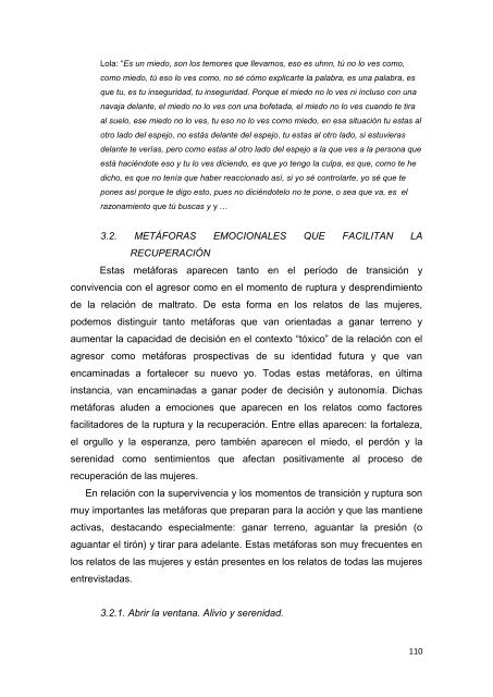 recuperando el control de nuestras vidas - Instituto de la Mujer