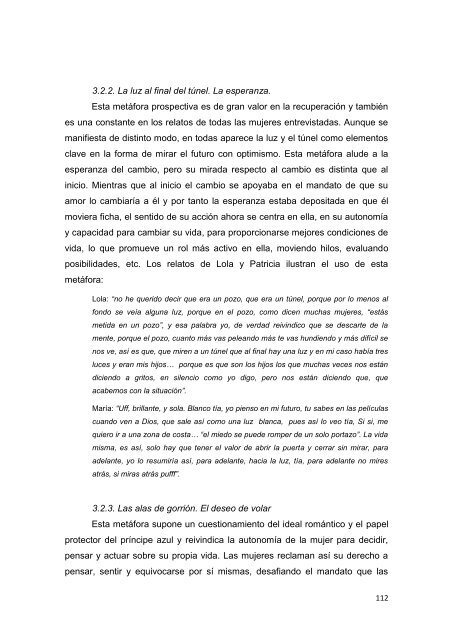 recuperando el control de nuestras vidas - Instituto de la Mujer