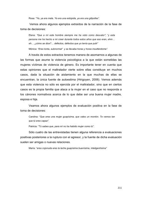 recuperando el control de nuestras vidas - Instituto de la Mujer