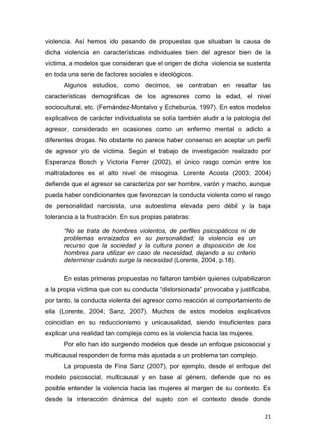 recuperando el control de nuestras vidas - Instituto de la Mujer