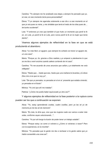 recuperando el control de nuestras vidas - Instituto de la Mujer