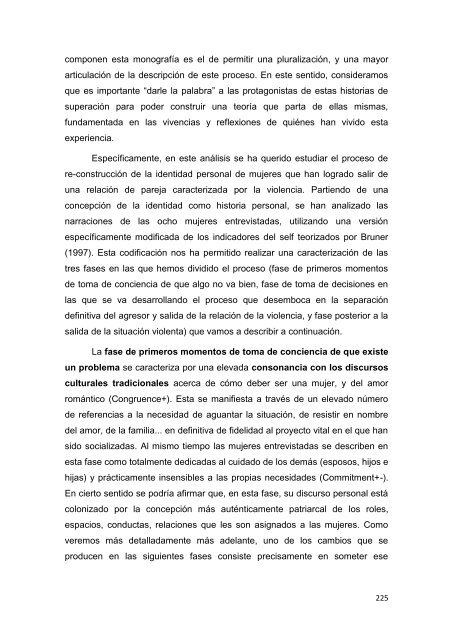 recuperando el control de nuestras vidas - Instituto de la Mujer