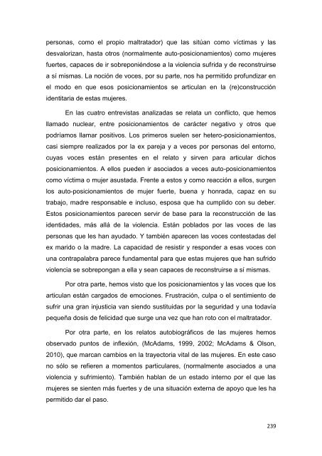 recuperando el control de nuestras vidas - Instituto de la Mujer