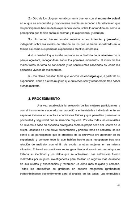 recuperando el control de nuestras vidas - Instituto de la Mujer