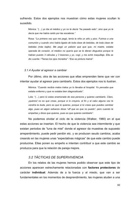 recuperando el control de nuestras vidas - Instituto de la Mujer