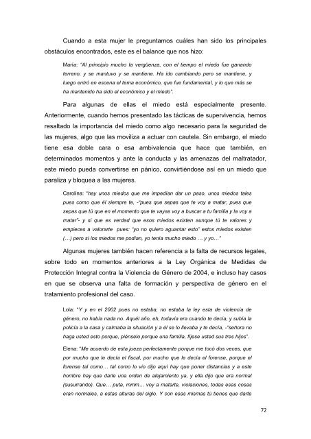 recuperando el control de nuestras vidas - Instituto de la Mujer