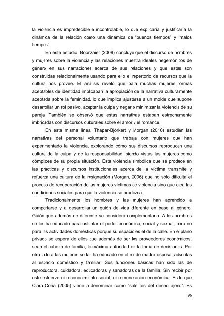 recuperando el control de nuestras vidas - Instituto de la Mujer