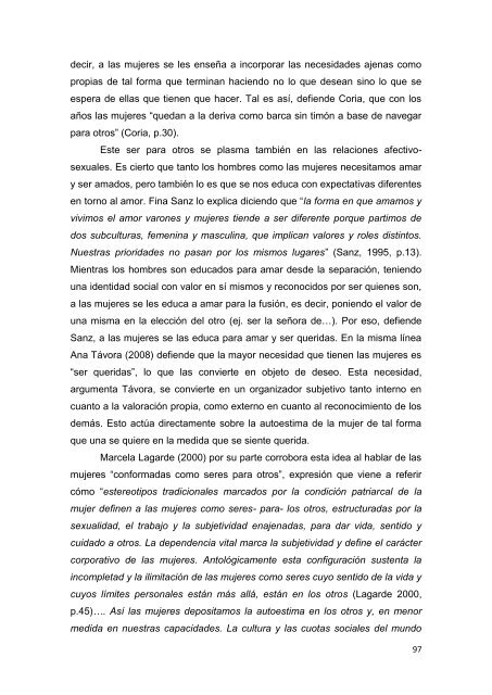 recuperando el control de nuestras vidas - Instituto de la Mujer