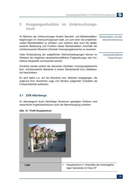 Auswirkungs- und Verträglichkeitsanalyse - Gemeinde Altenberge