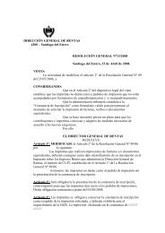 DIRECCIÓN GENERAL DE RENTAS 4200 – Santiago del Estero ...