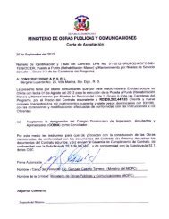 Carta Aceptación y Convenio Obras lote 1, Grupo II-2 P & P