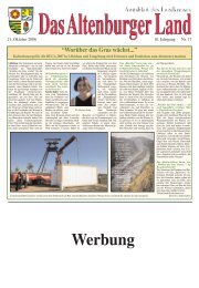 Amtsblatt Nr. 17 vom 21. Oktober 2006 - Altenburger Land