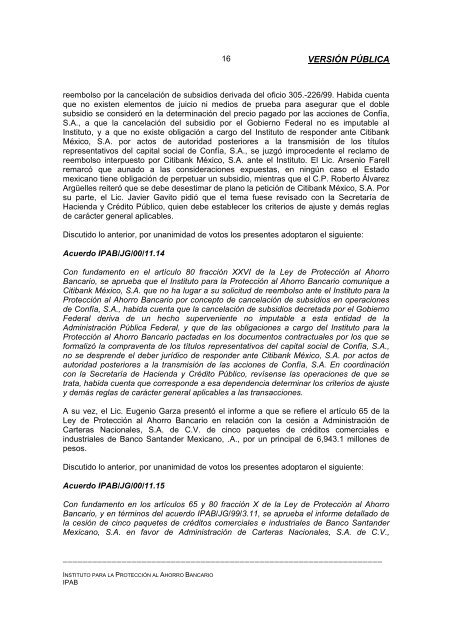 Instituto para la Protección al Ahorro Bancario - IPAB