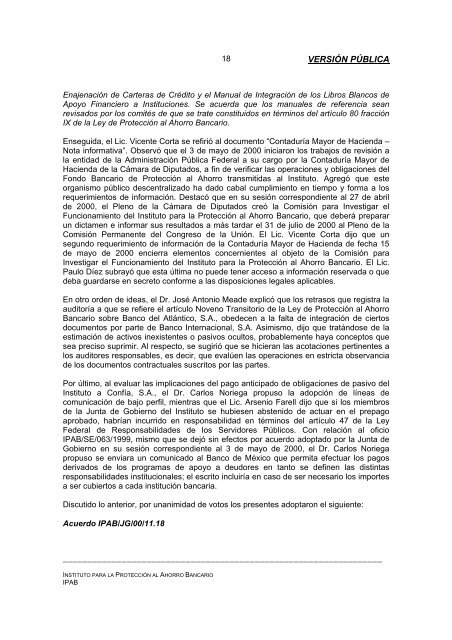 Instituto para la Protección al Ahorro Bancario - IPAB