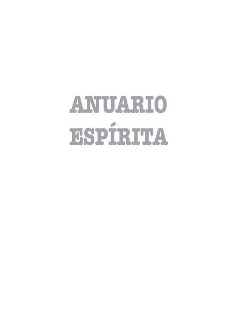 Anuario Espírita 2009 - Bezerra de Menezes Kardecian Spiritist ...