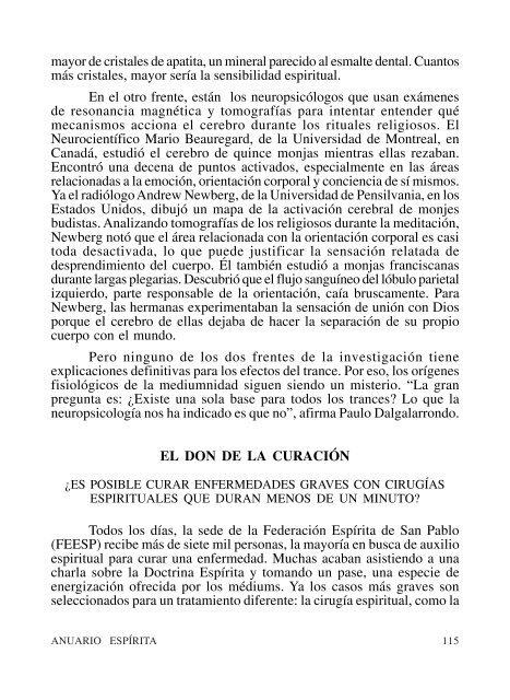 Anuario Espírita 2009 - Bezerra de Menezes Kardecian Spiritist ...