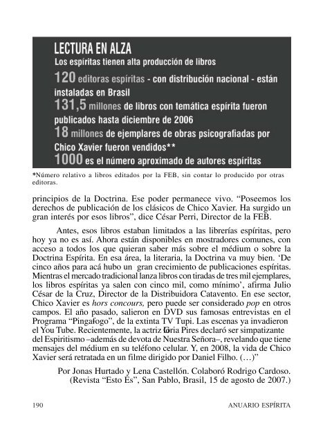 Anuario Espírita 2009 - Bezerra de Menezes Kardecian Spiritist ...
