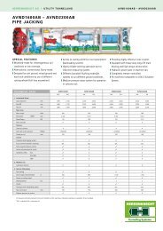 AVnD1600AB – AVnD2200AB PIPe JAckInG