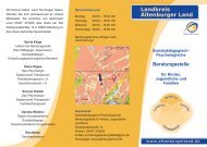 Flyer Erziehungsberatung 2008 - Altenburger Land