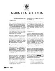 ALARA y la excelencia