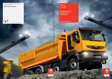 Descargar folleto publicitario Renault Kerax - Renault Trucks Deliver
