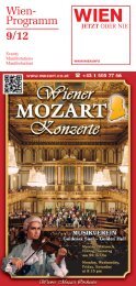 Wien- Programm 9/12 - Vienna