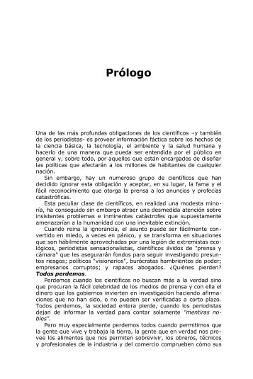 Prólogo - Mitos y Fraudes