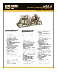 TAURUS 60 - Solar Turbines - Caterpillar Inc.