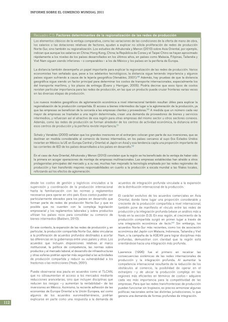 el Comercio Informe sobre Mundial 2011