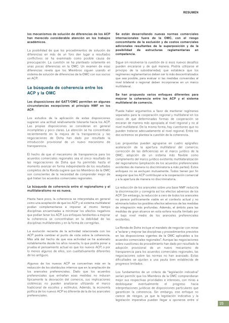 el Comercio Informe sobre Mundial 2011