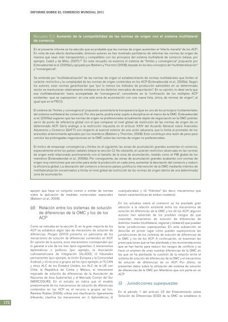 el Comercio Informe sobre Mundial 2011