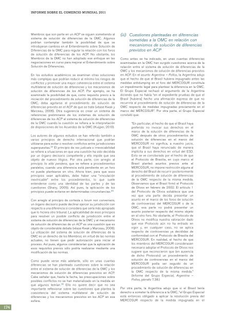 el Comercio Informe sobre Mundial 2011