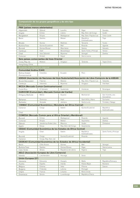 el Comercio Informe sobre Mundial 2011