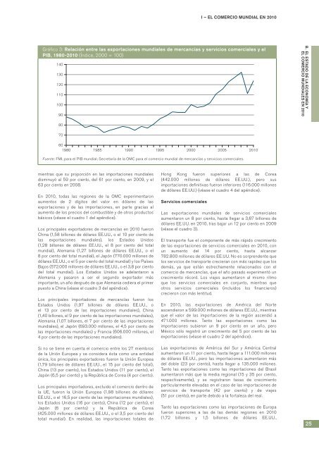 el Comercio Informe sobre Mundial 2011