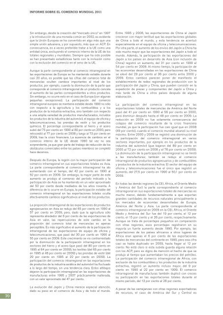 el Comercio Informe sobre Mundial 2011