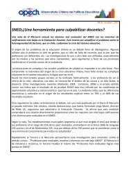 SNED;¿Una herramienta para culpabilizar docentes? - Observatorio ...