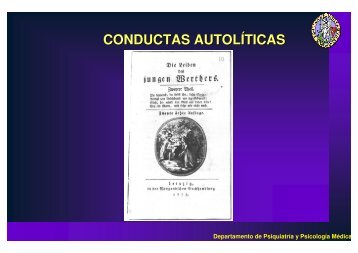 CONDUCTAS AUTOLÍTICAS