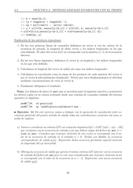 3 Sistemas Lineales Invariantes con el Tiempo