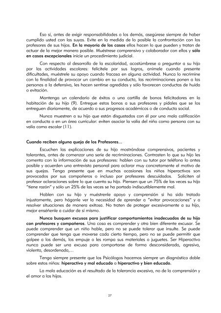 niño o adolescente es Hiperactivo - Ministerio de Educación ...