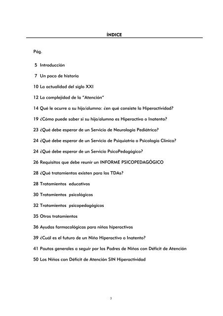 niño o adolescente es Hiperactivo - Ministerio de Educación ...