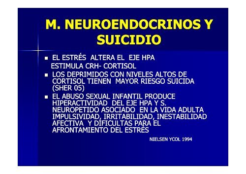 ASPECTOS BIOLOGICOS DEL SUICIDIO