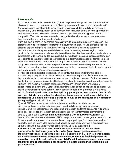 trastorno del limite de la personalidad tratamiento